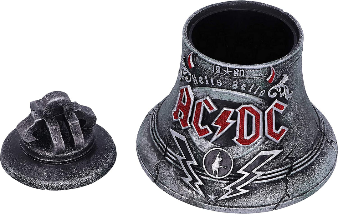 Nemesis Now Officially Licensed ACDC Hells Bells Box, Resin, Black, 13cm