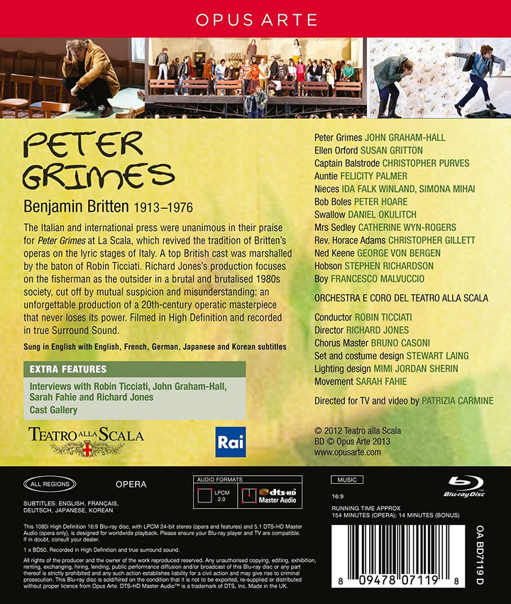 Britten: Peter Grimes [2013] - Drama [Blu-ray]