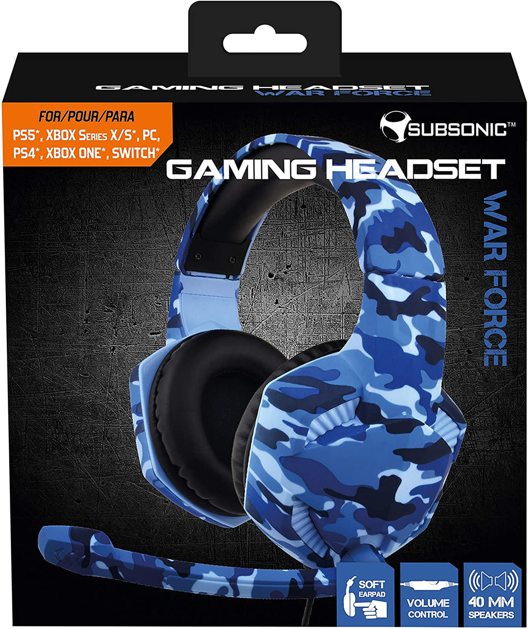 Subsonic - Gaming headset War Force for PS4 / Xbox one/ PC / Switch