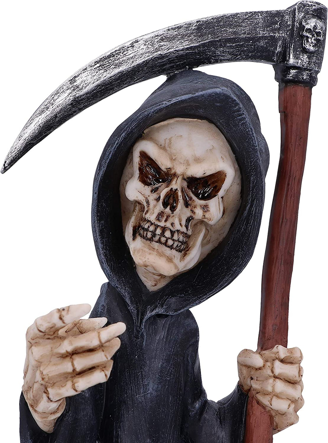 Nemesis Now Out of Time 20.5cm Cartoon Grim Reaper Sand Timer, Black