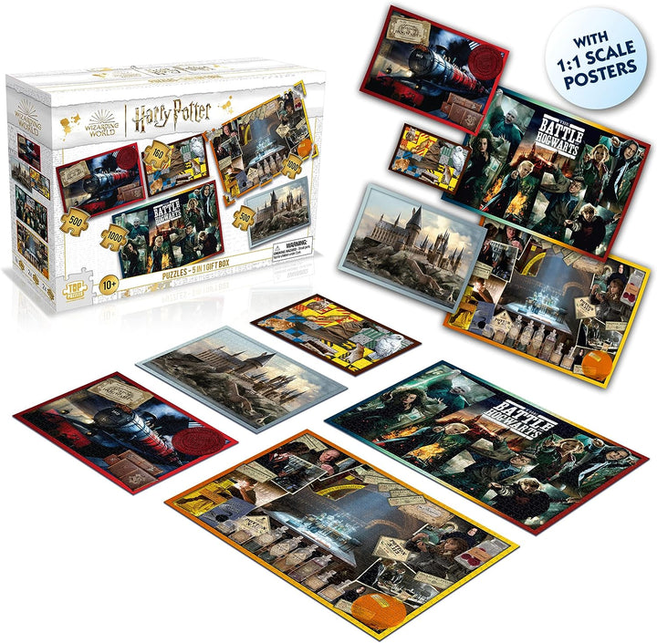 Winning Moves WM03015-ML1-4 Harry Potter Puzzles