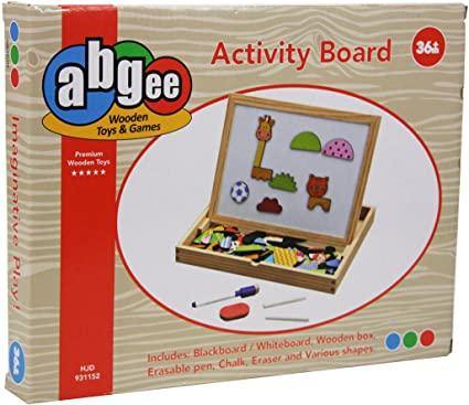 Abgee Wooden Toys & Games HJD931152 Activity Board - Yachew