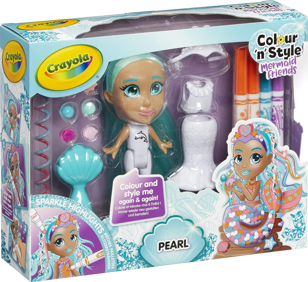 Crayola Colour 'n' Style Friends Mermaids Pearl