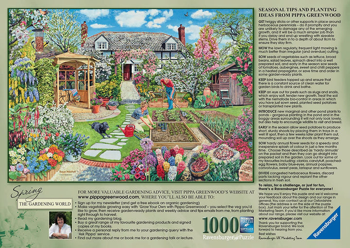 Ravensburger Gardening World Spring 1000 Piece Jigsaw Puzzles for Adults and Kids Age 12 Years Up