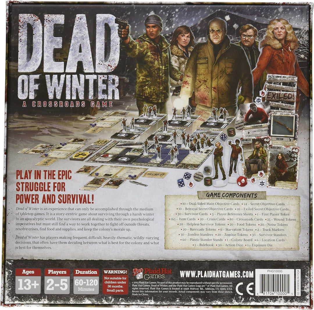 Plaid Hat Games "PH1000" PHGDOW001 Dead of Winter a Crossroads Game