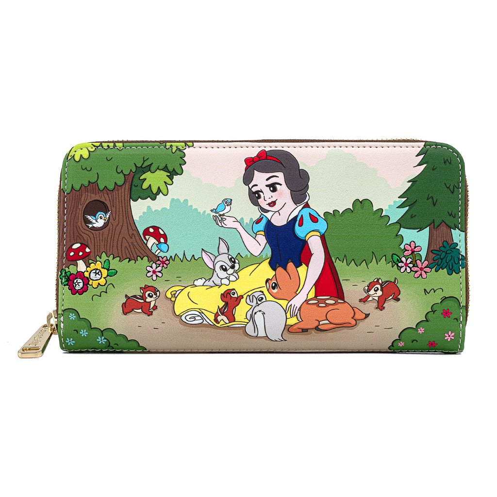 Loungefly Disney Snow White and The Seven Dwarfs Multi Scene Purse / Wallet