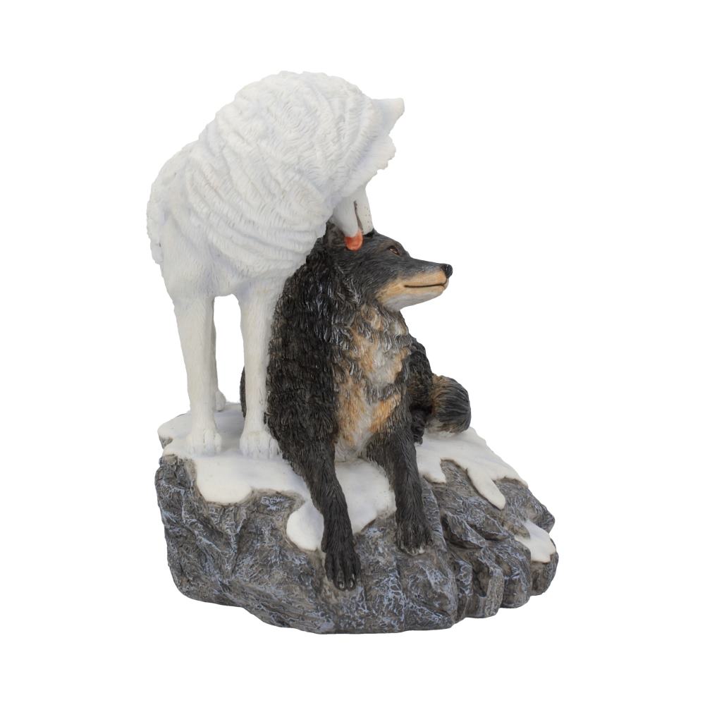 Nemesis Now Snow Kisses 20.5cm Figurine, Polyresin, Grey