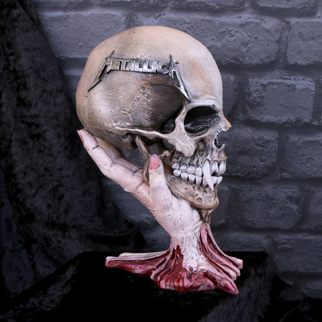 Nemesis Now Metallica Sad But True Skull 22cm, Resin, Taupe