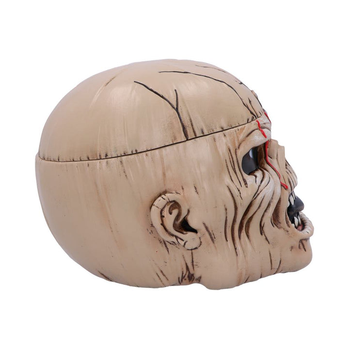 Nemesis Now Iron Maiden Eddie The Trooper Head Trinket Box, Polyresin, Beige, One Size