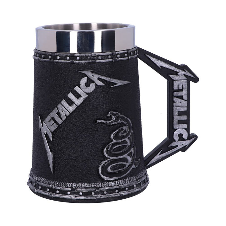 Nemesis Now B5220R0 Officially Licensed Metallica Black Album Tankard, 14.5cm