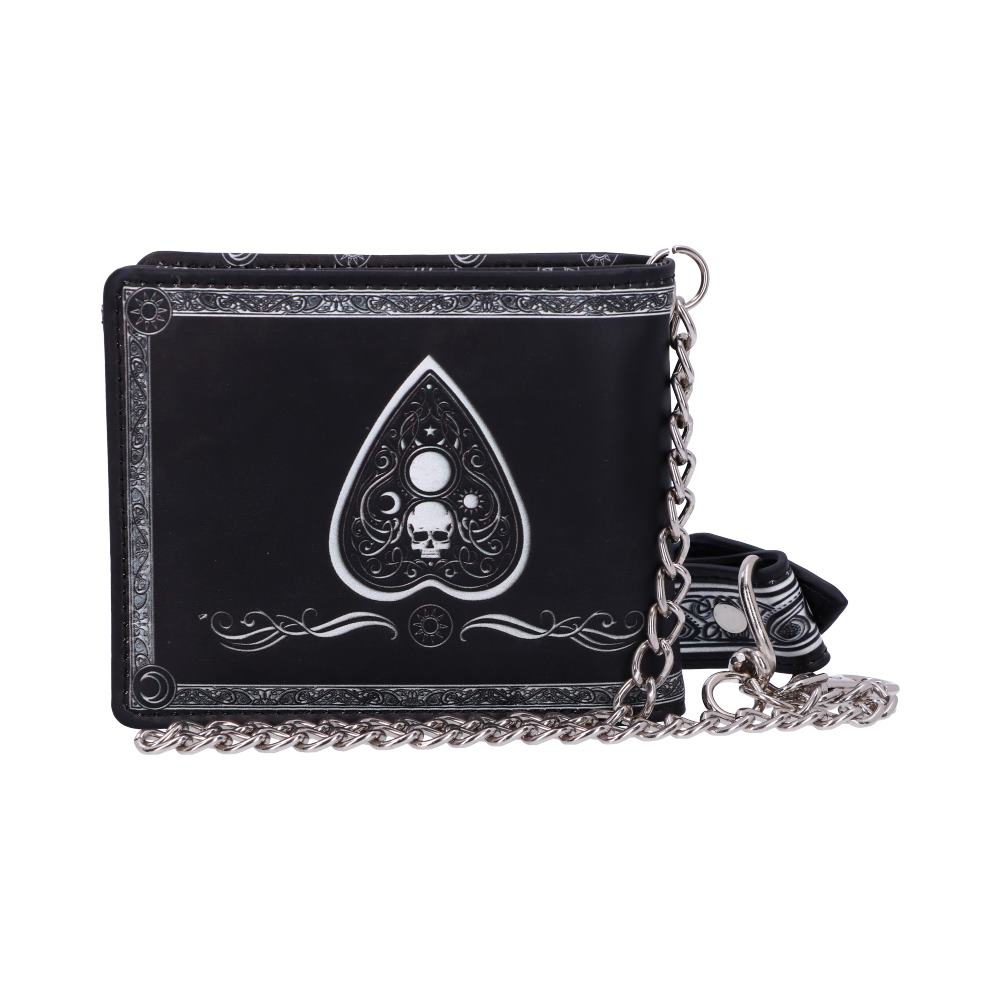 Nemesis Now Spirit Board Embossed Purse Ouija Wallet Black 18.5cm, 11cm