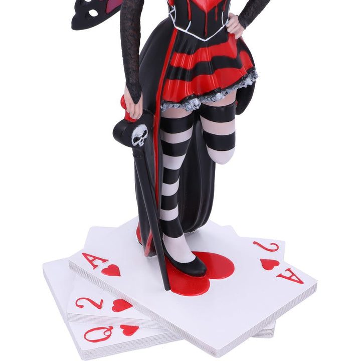 Nemesis Now Queen of Hearts Figurine, Red, 26cm