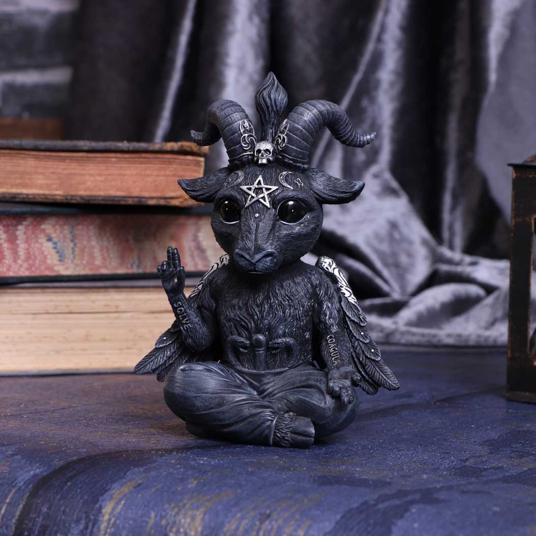 Nemesis Now Baphoboo Exclusive Cult Cutie Baphomet Figurine, Black, 14cm