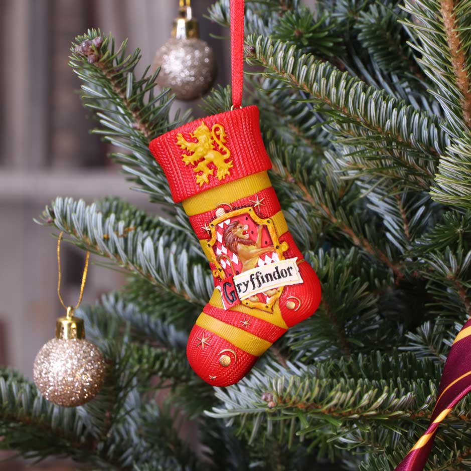 Nemesis Now Officially Licensed Harry Potter Gryffindor Stocking Hanging Ornamen