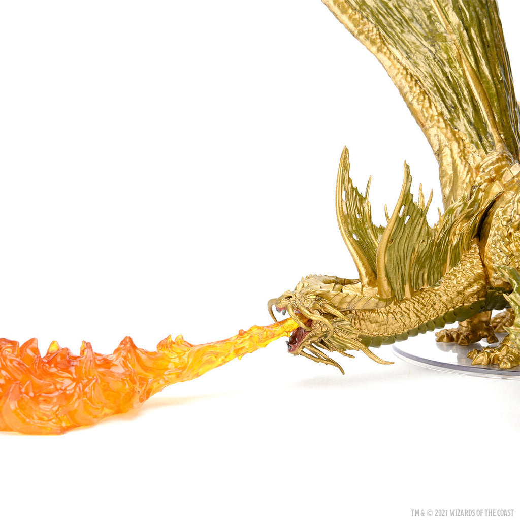 D&D: Icons of The Realms: Adult Gold Dragon Premium Figure