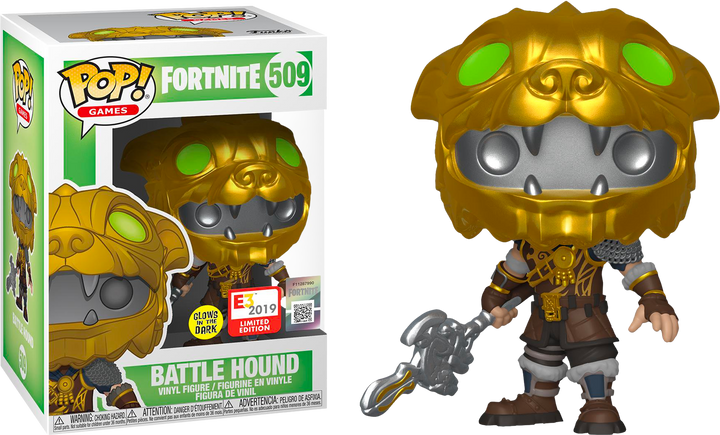 Fortnite Battle Hound GiTD exclusivo del E3 Funko Pop! Vinilo #509