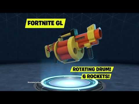 Nerf Fortnite gl Rocket Firing Blaster