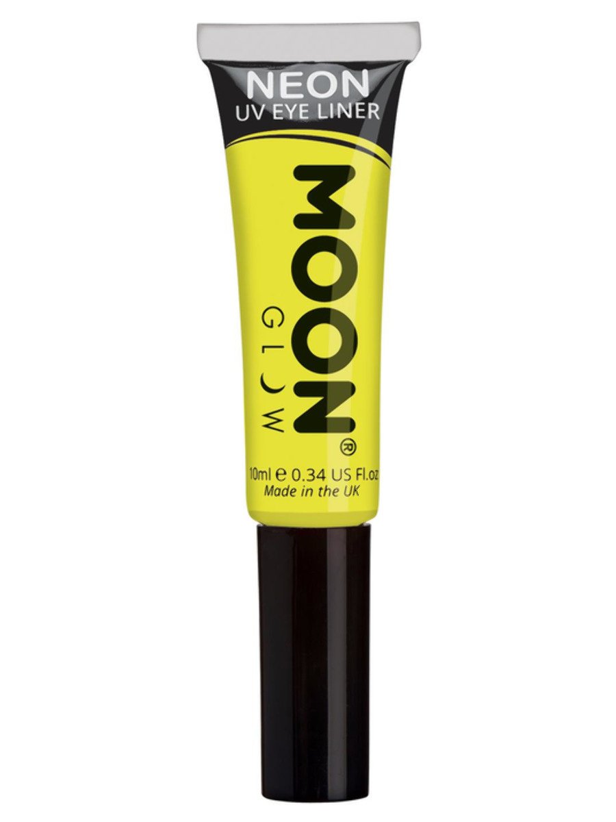 Moon Glow Neon UV Eye Liner 10ml Yellow Glows Brightly Under UV Lighting