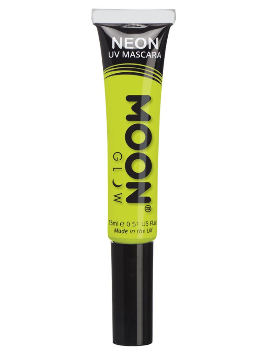 Smiffys Moon Glow Intense Neon UV Mascara - Intens Geel - 15ml