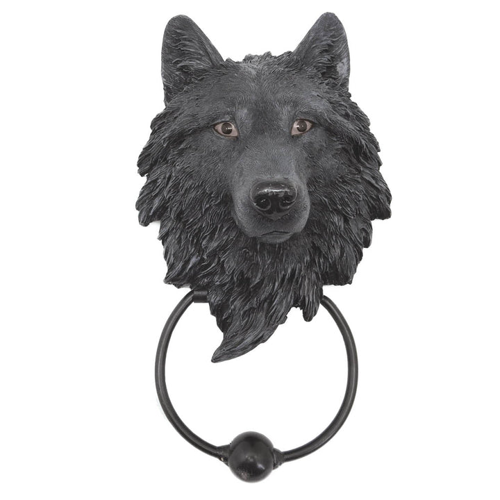 Nemesis Now Dark Guardian Wolf Door Knocker 13cm Black