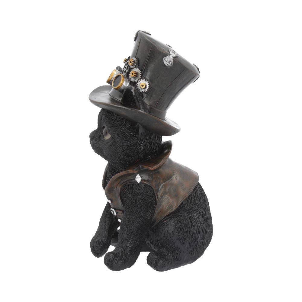 Nemesis Now Cogsmiths Cat 18.5cm Figurine Black, Resin