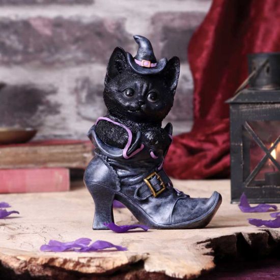 Nemesis Now Mischievous Familiar Cat Figurine 18.5cm, Black