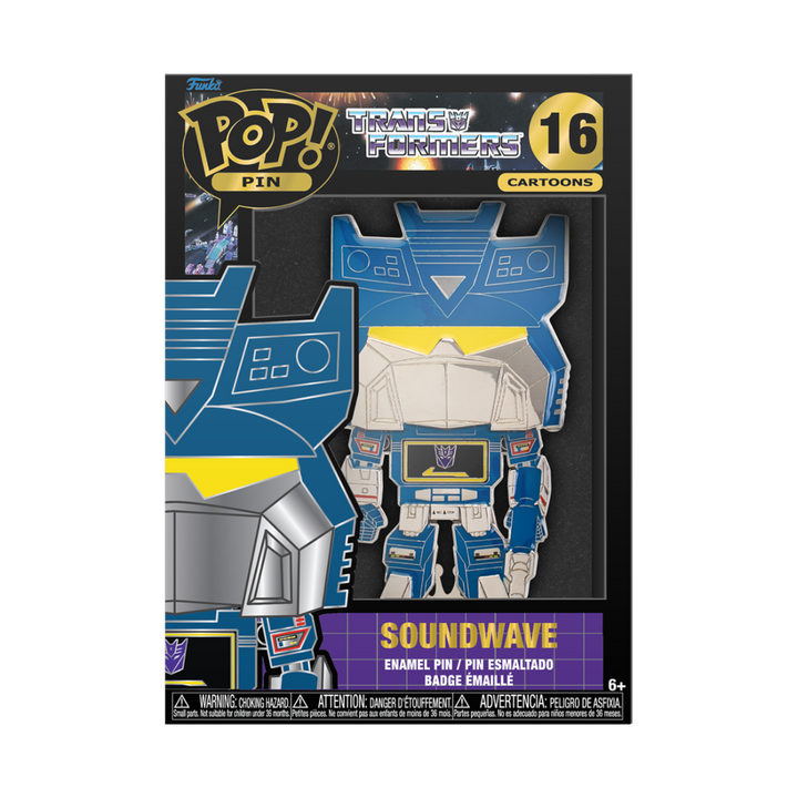 Transformers Soundwave Funko Pop! Pin #16