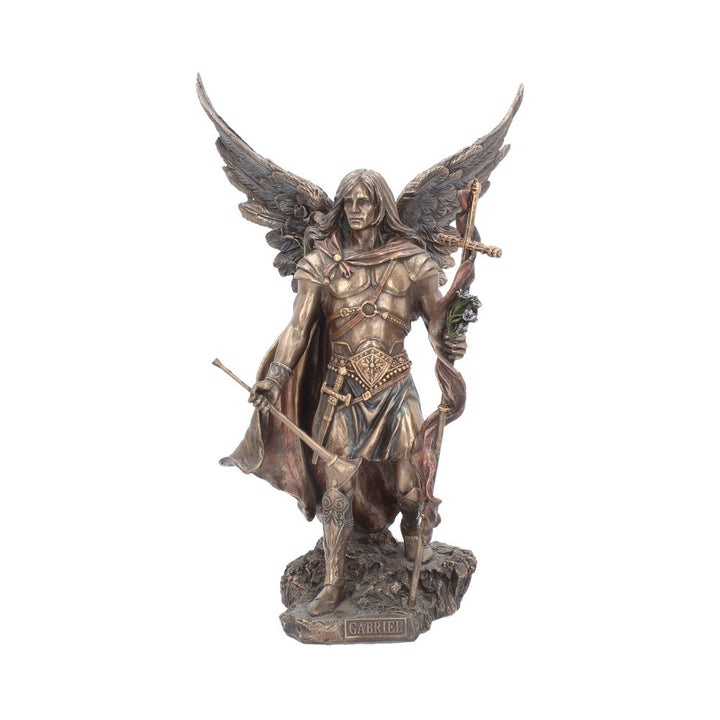 Nemesis Now Gabriel With Staff Figurine 43cm Bronze